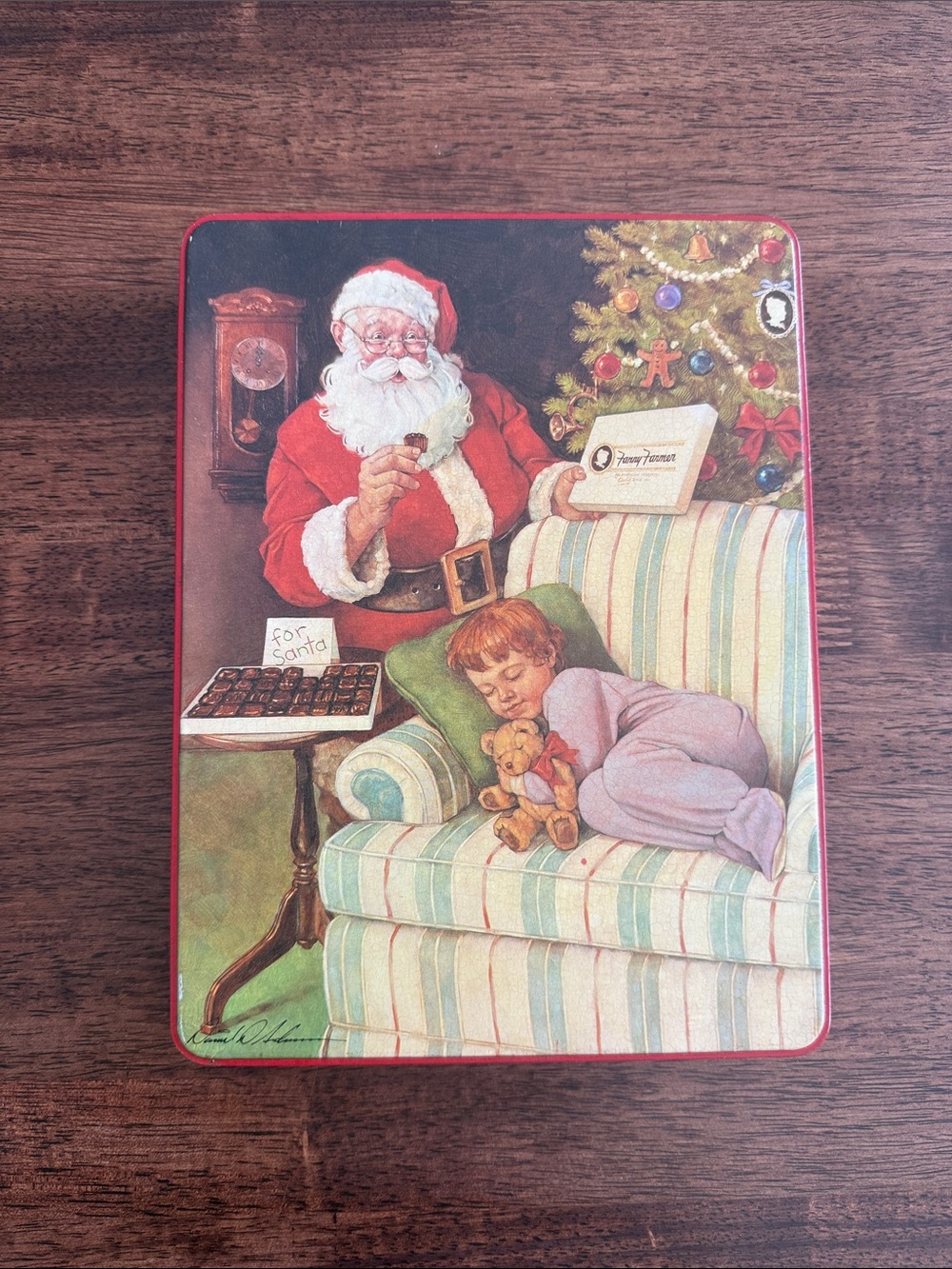 Vintage 1991 Fanny Farmer candy tin